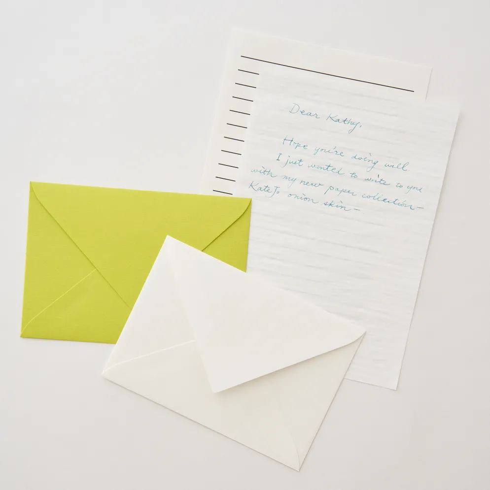 Takeo Dressco Onionskin Letter Set – KateJo Writing Paper