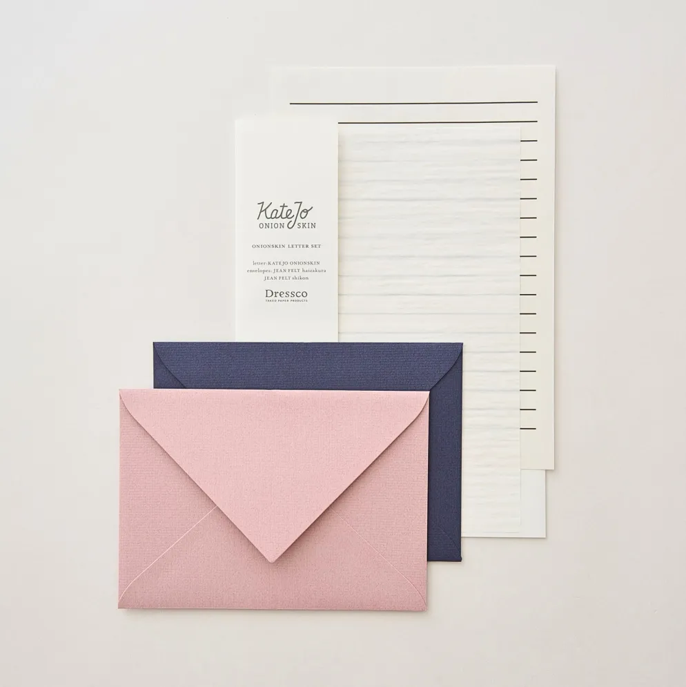 Takeo Dressco Onionskin Letter Set – KateJo Writing Paper