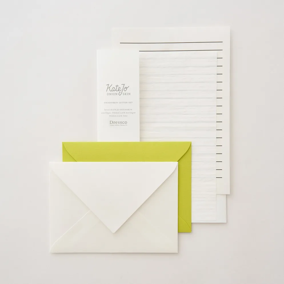 Takeo Dressco Onionskin Letter Set – KateJo Writing Paper