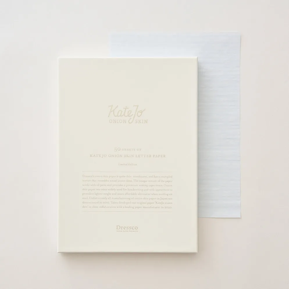 Takeo Dressco Onionskin Letter Paper Box – KateJo