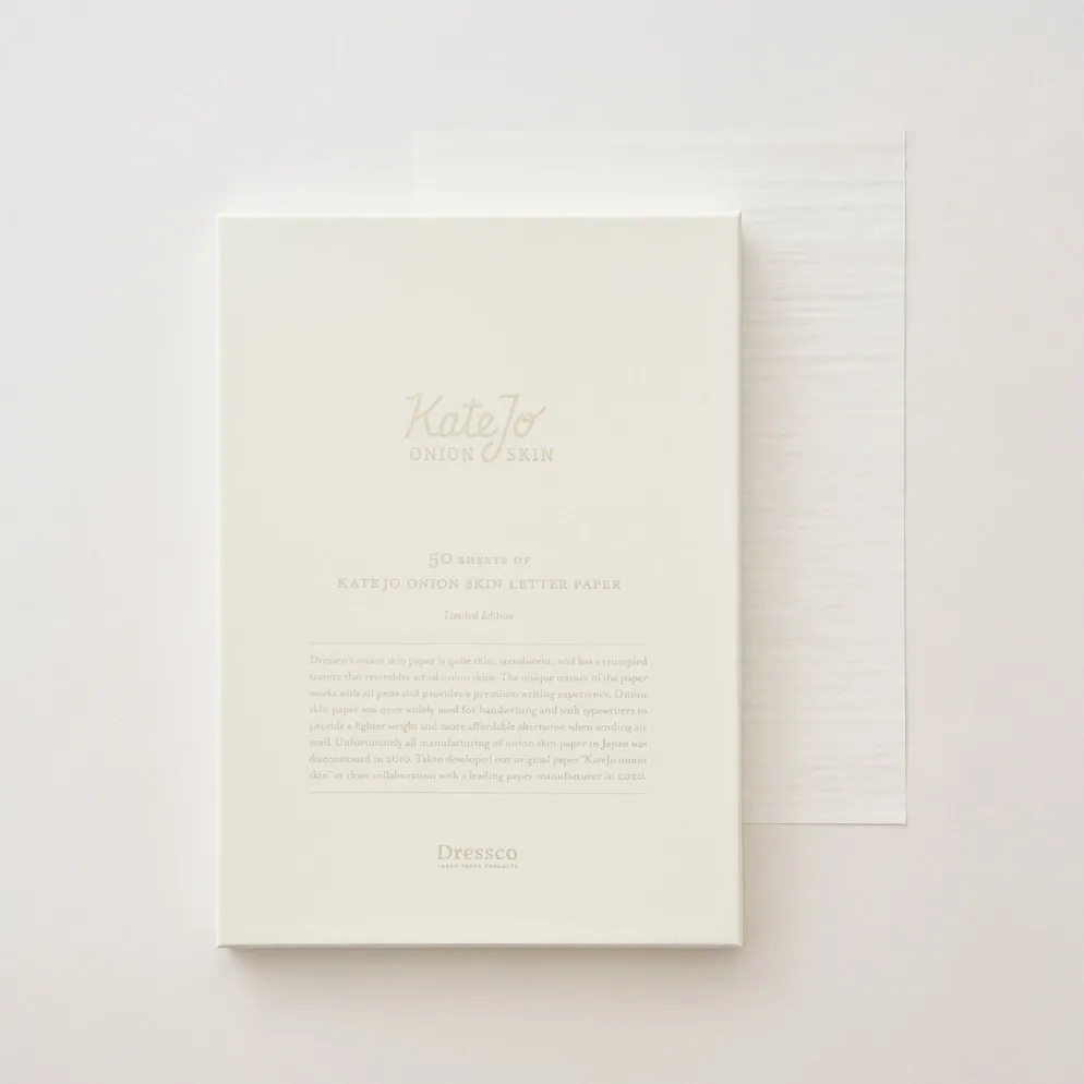 Takeo Dressco Onionskin Letter Paper Box – KateJo