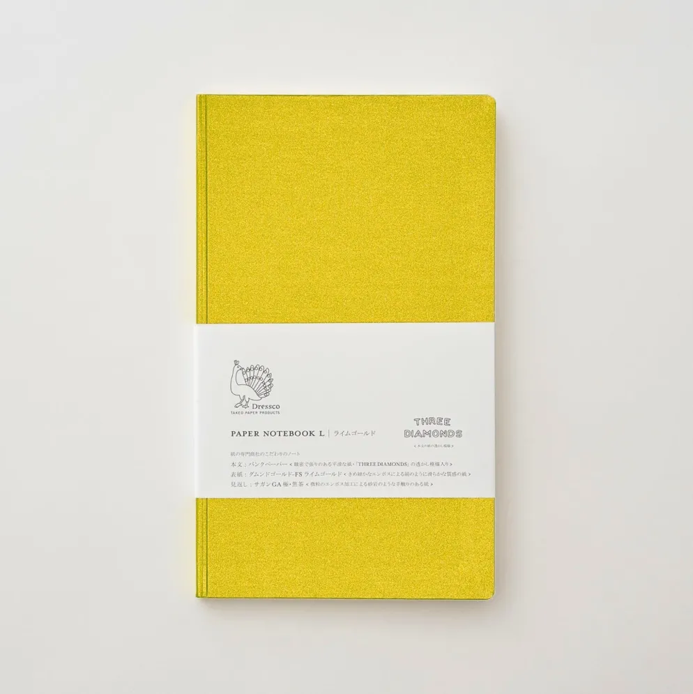 Takeo Dressco Paper Notebook L – Coloured Cover Journal