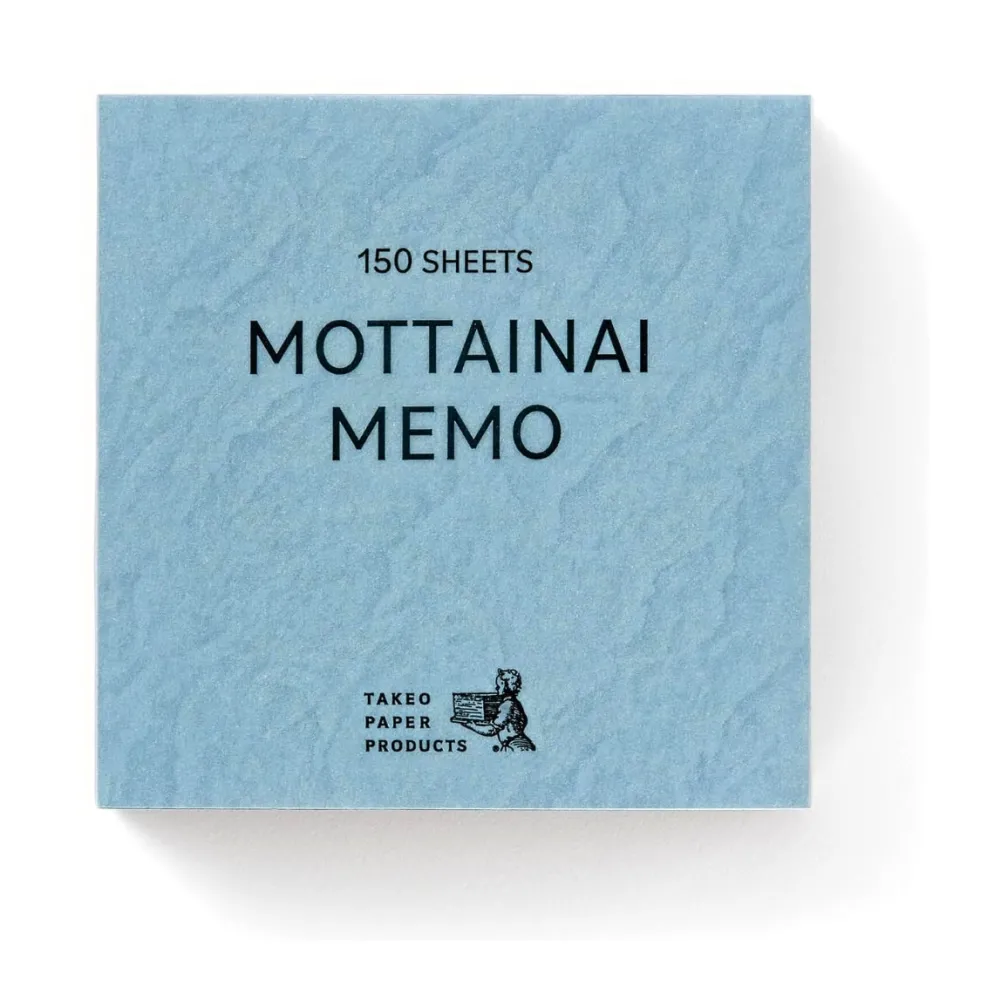 Takeo MOTTAINAI Memo Block Notepad