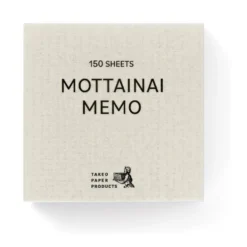 Takeo MOTTAINAI Memo Block Notepad