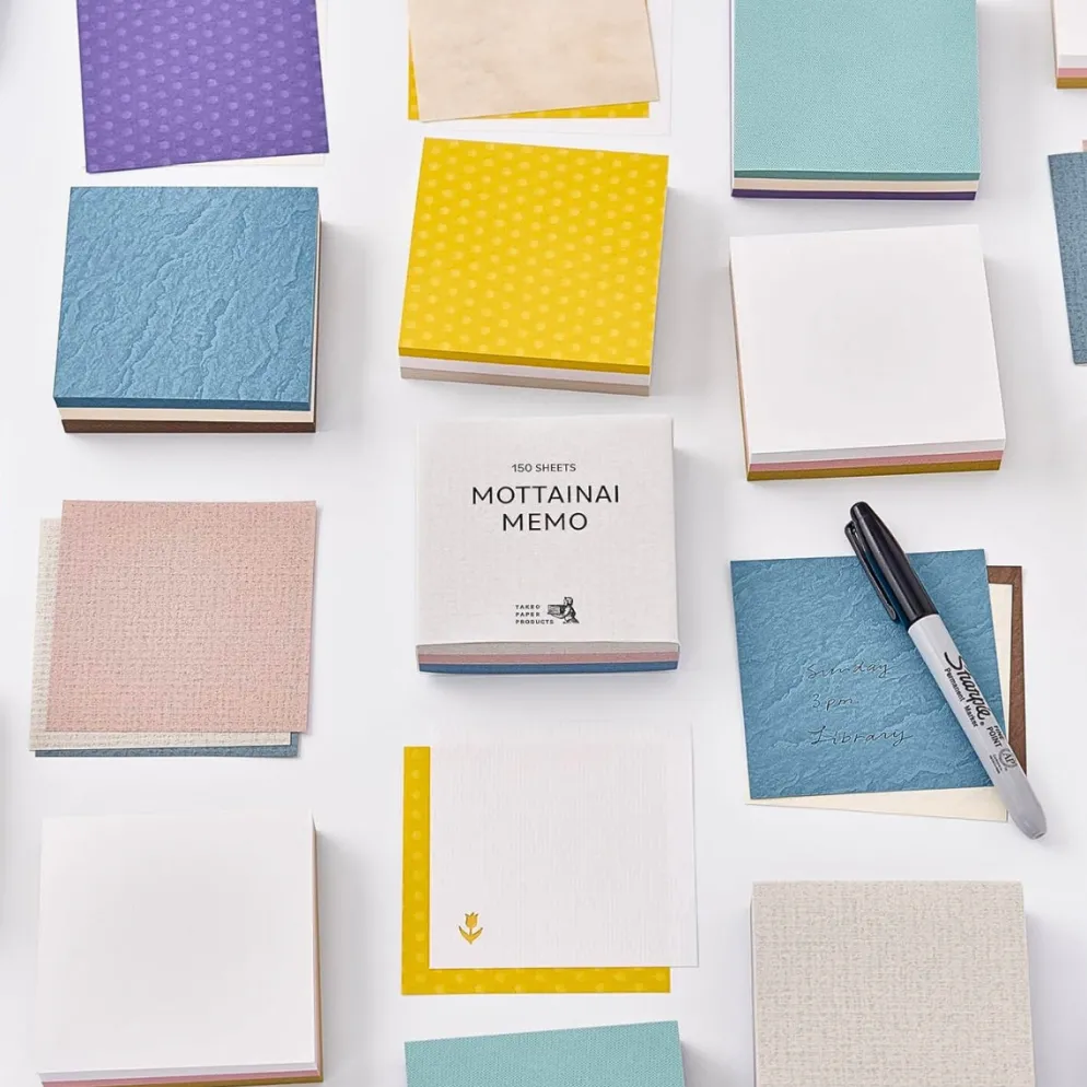 Takeo MOTTAINAI Memo Block Notepad