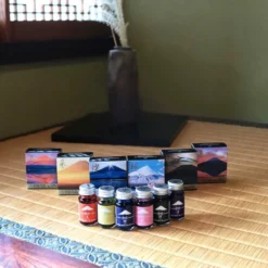Teranishi FUJIYAMA IRODORI Fountain Pen Ink – Mt. Fuji Inspired Colours (12ml)