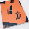 The Completist Burnt Peach Shadow Brush A5 Lay Flat Notebook