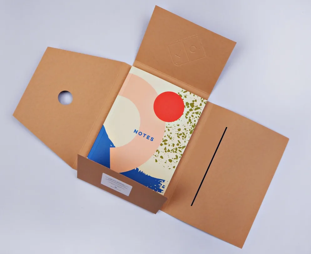 The Completist Memphis Brush A5 Lay Flat Notebook