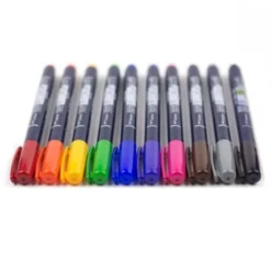Tombow Fudenosuke Brush Pens, Set of 10