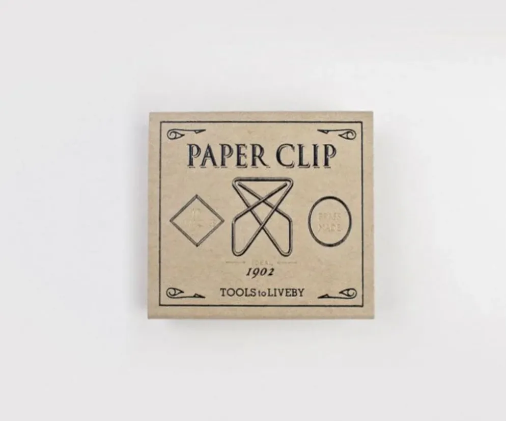 Tools to Live By Brass Clips (Ideal)