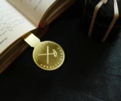 Tools to Live By Brass Rulermark Bookmark & Measuring Tool – 18cm Solid Brass