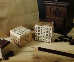 Tools to Live By Capital Letters Alphabet Stamp Set