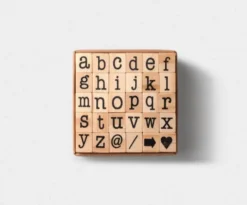 Tools to Live By Lowercase Letters Alphabet Stamp Set