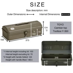 TOYO STEEL Y-350 Camber-Top Toolbox