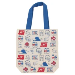 Traditional Japan Iconography Cotton Tote Bag [A4 Size]
