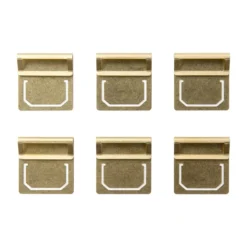 TRAVELER'S Company Brass Index Clips – Set of 6