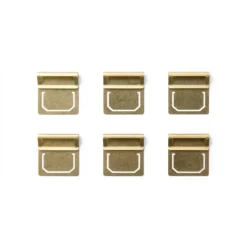 TRAVELER'S Company Brass Index Clips – Set of 6