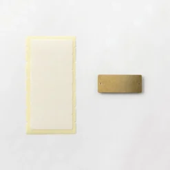TRAVELER'S Company Brass Label Plates – Set of 6