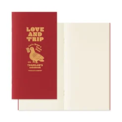 TRAVELER'S Company Notebook Love & Trip Regular Size Refill