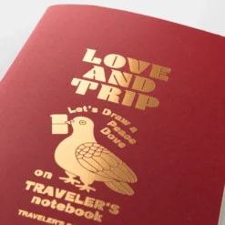 TRAVELER'S Company Notebook Love & Trip Regular Size Refill