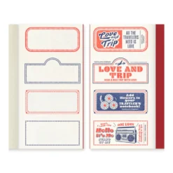 TRAVELER'S Company Notebook Love & Trip Regular Size Refill