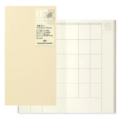 TRAVELER'S Company Notebook Refill 017 [Monthly Free Diary]