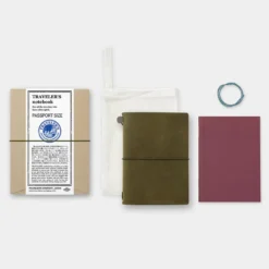 TRAVELER'S Company Passport Notebook Olive