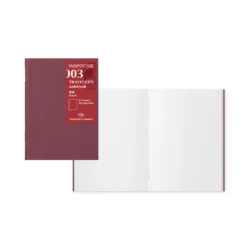 TRAVELER'S Company Passport Notebook Refill 003 [Plain MD Paper]