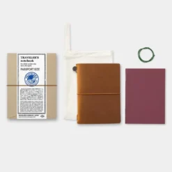 TRAVELER'S Company Passport Notebook - Camel