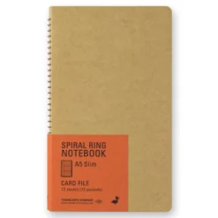 TRAVELER'S Company Spiral Ring Notebook [A5 Slim Card File]