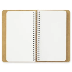 Traveler's Company Spiral Ring Notebook A6 Slim - MD White