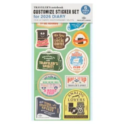 Traveler’s Notebook 2026 Diary Customised Sticker Set