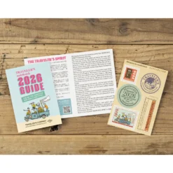 Traveler’s Notebook 2026 Second Half Passport Weekly Diary – (July to Dec.) Refill