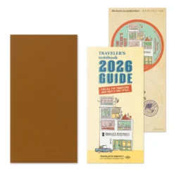 Traveler’s Notebook 2026 Second Half Weekly Vertical Diary – (July to Dec.) Refill