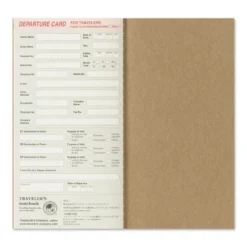 Traveler’s Notebook 2026 Weekly Vertical Diary Refill – Regular Size (Set of 2)