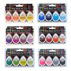 Tsukineko Memento Dew Drop Ink Pads [set of 4]