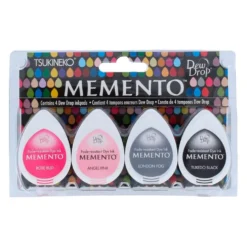 Tsukineko Memento Dew Drop Ink Pads [set of 4]