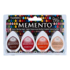 Tsukineko Memento Dew Drop Ink Pads [set of 4]