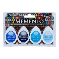 Tsukineko Memento Dew Drop Ink Pads [set of 4]