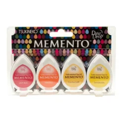 Tsukineko Memento Dew Drop Ink Pads [set of 4]