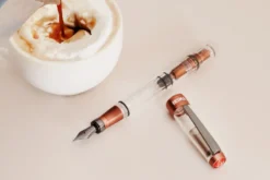 TWSBI Diamond 580 AL R Fountain Pen Affogato with Onyx Trim