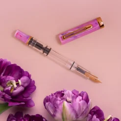 TWSBI ECO Fluorite Purple with Bronze Trim Fountain Pen