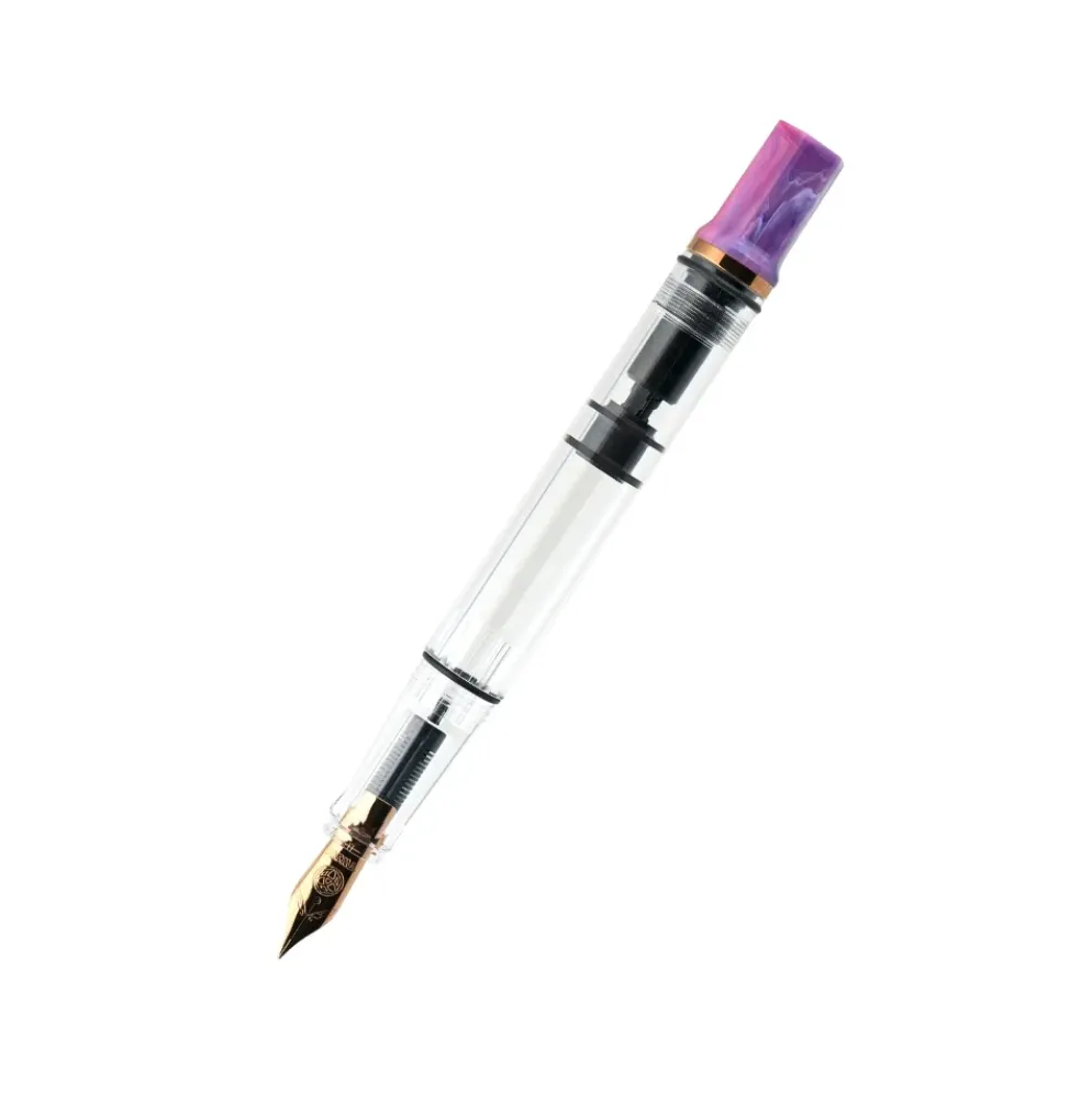 TWSBI ECO Fluorite Purple with Bronze Trim Fountain Pen