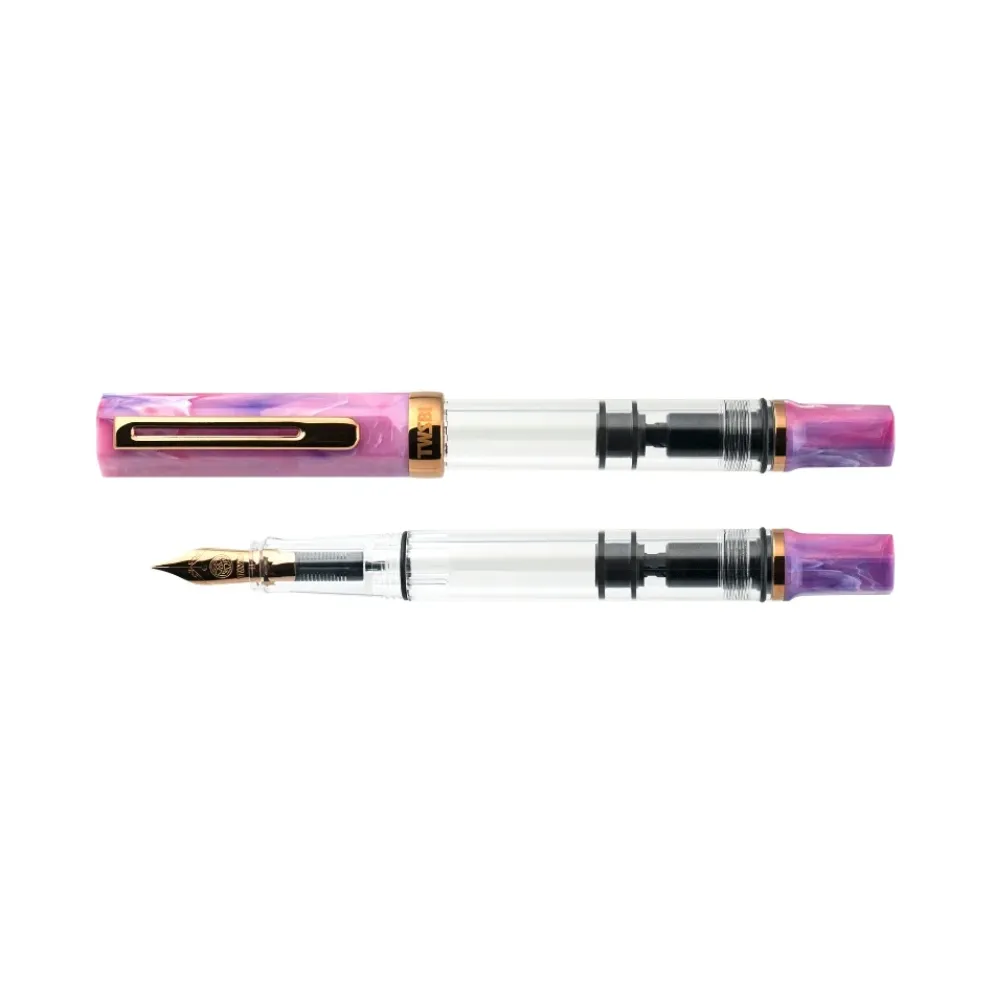 TWSBI ECO Fluorite Purple with Bronze Trim Fountain Pen