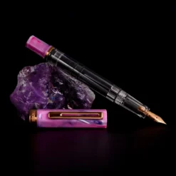 TWSBI ECO Fluorite Purple with Bronze Trim Fountain Pen