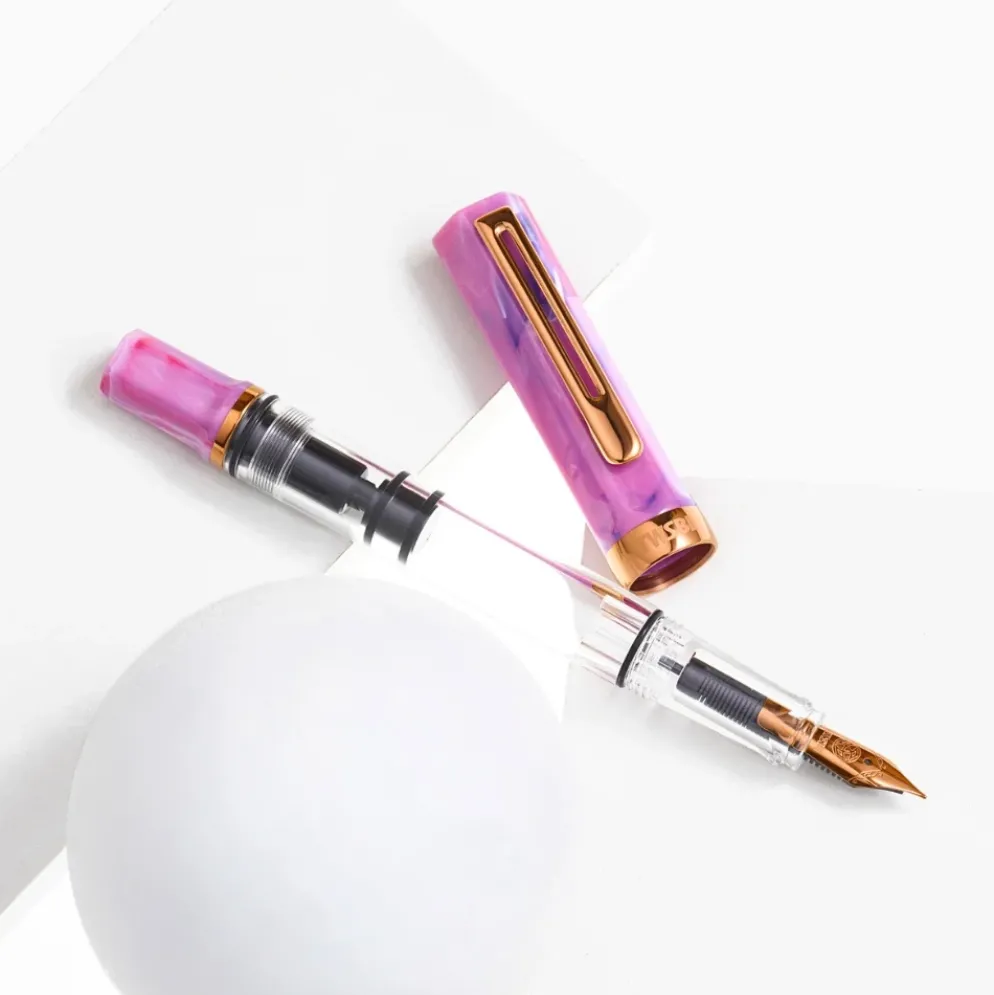 TWSBI ECO Fluorite Purple with Bronze Trim Fountain Pen