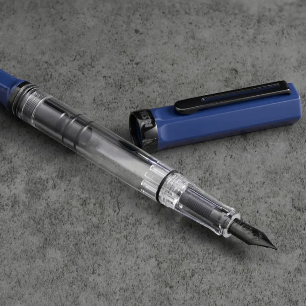 TWSBI ECO Slate Blue with Onyx Fountain Pen