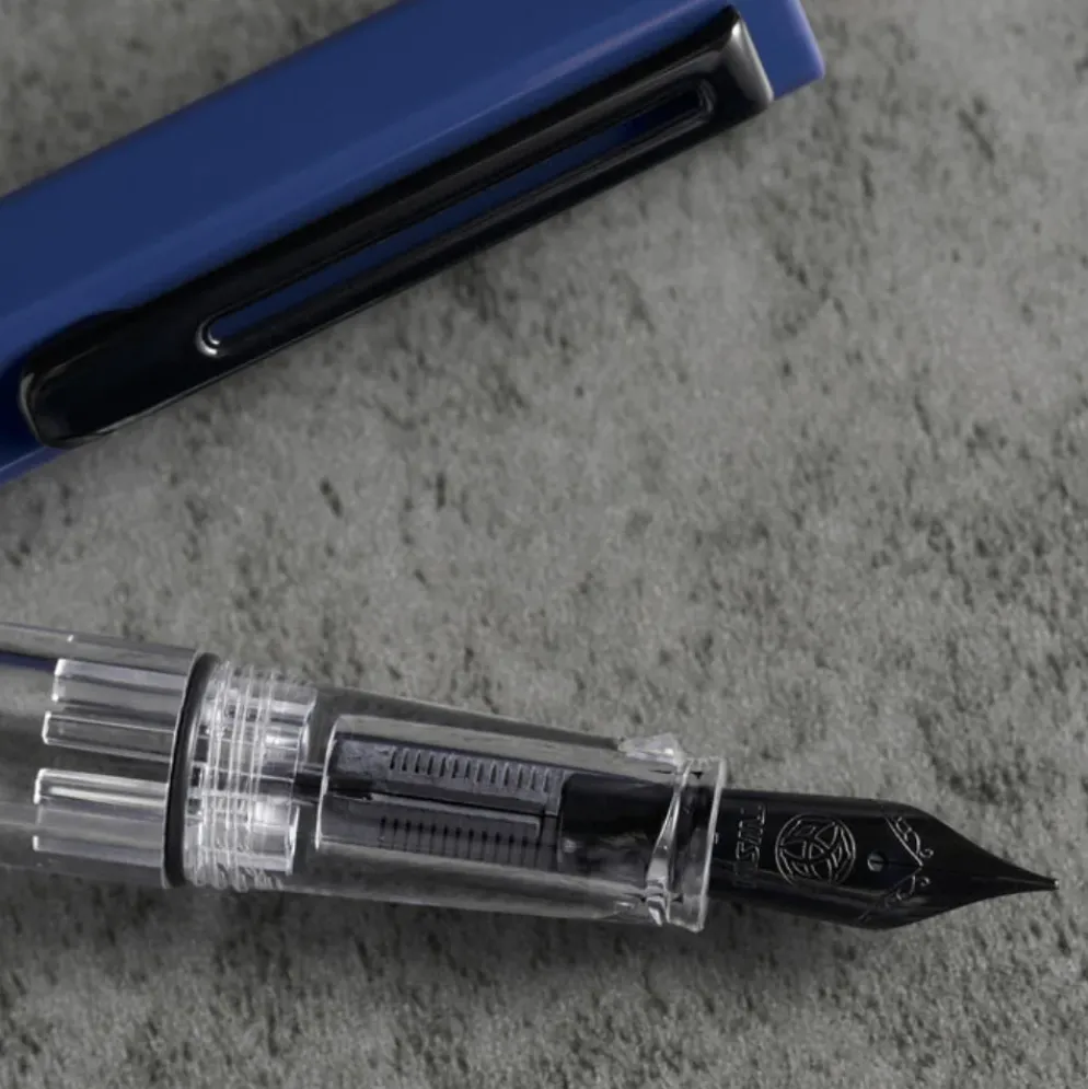 TWSBI ECO Slate Blue with Onyx Fountain Pen