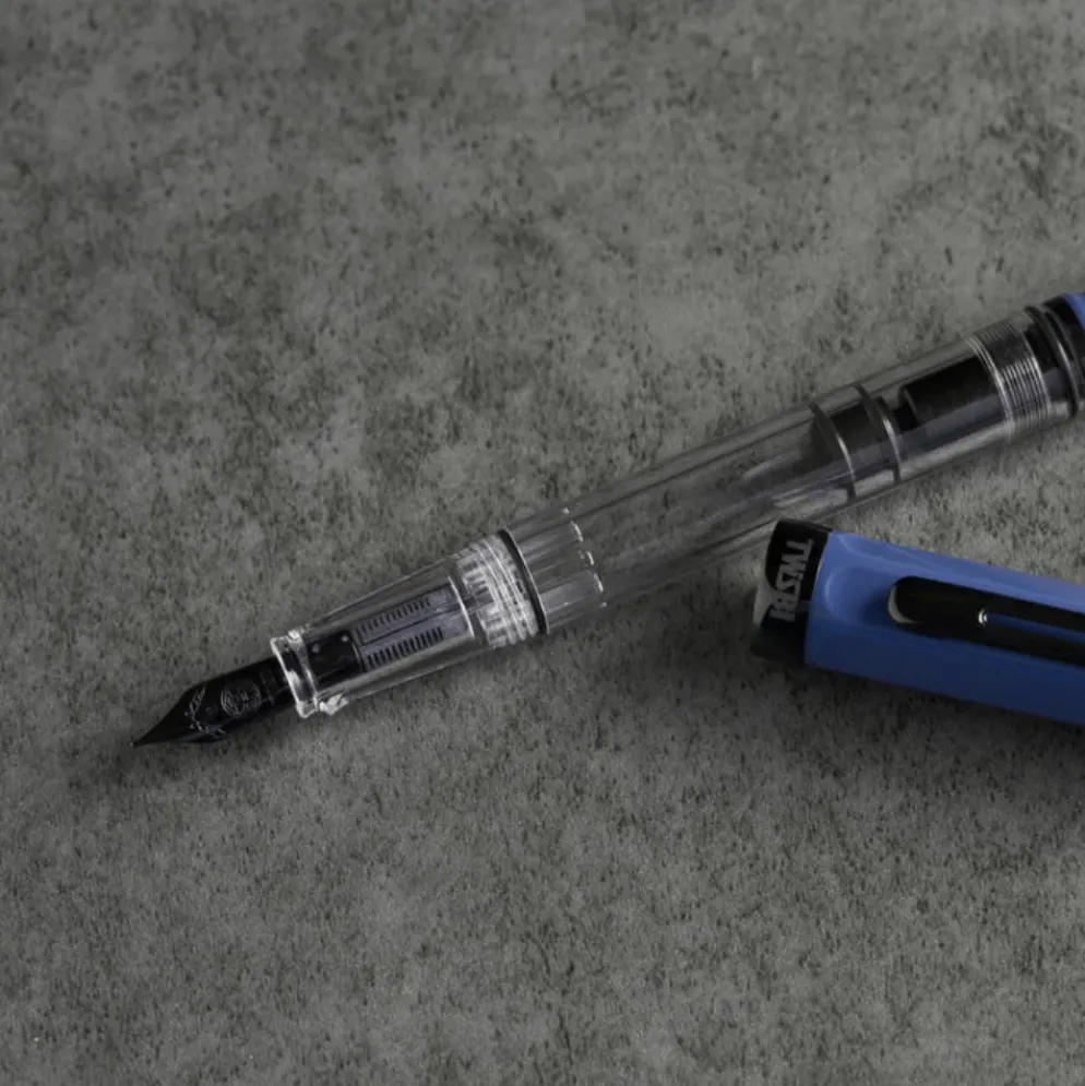TWSBI ECO Slate Blue with Onyx Fountain Pen