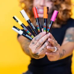 Uni Posca Fine Point Marker Pens (Set of 8)